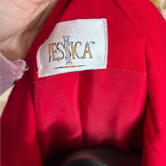 Red Double-Breasted Blazer - Picture 5 of 5